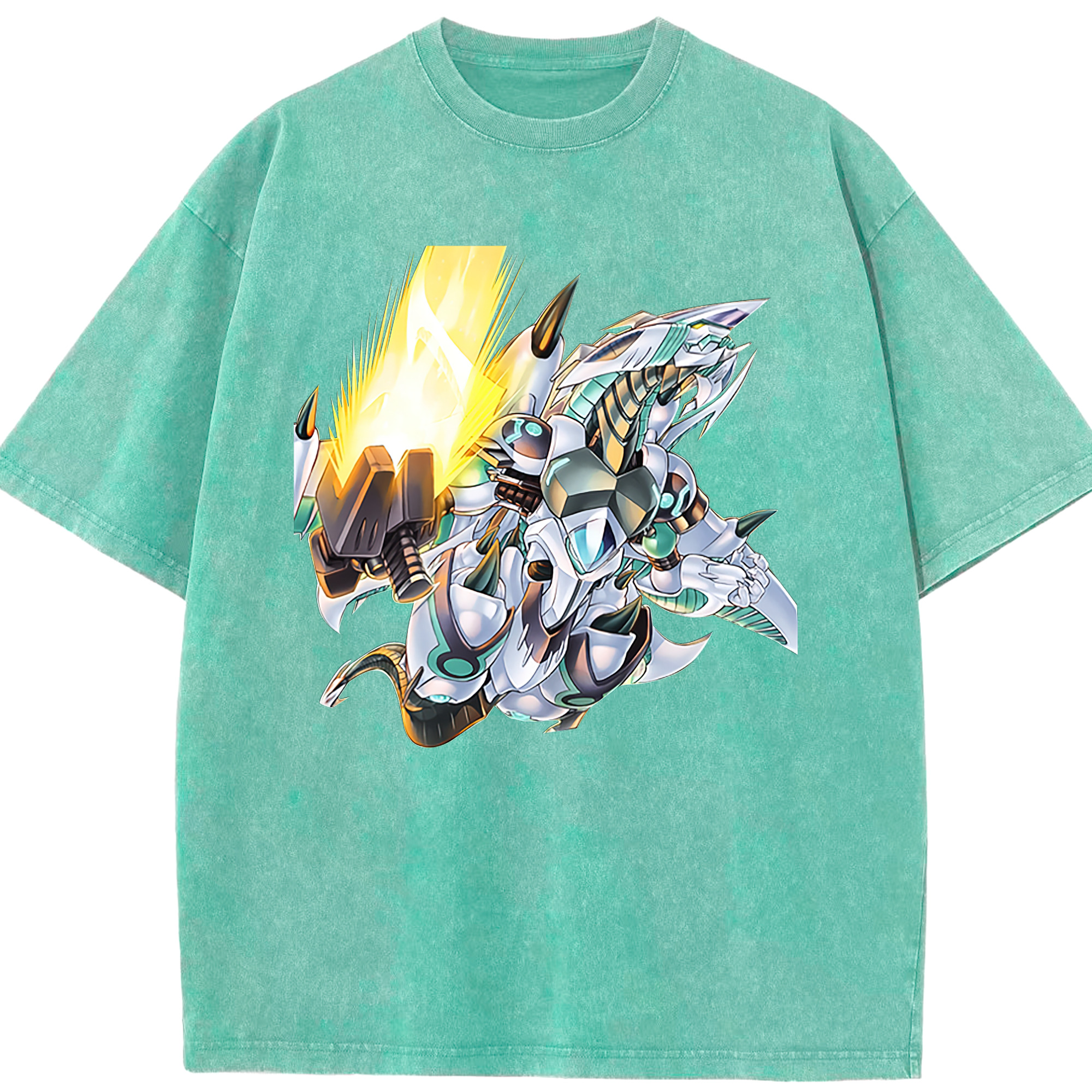 （画像用） 遊☆戯☆王 Yu-Gi-Oh! 綿100% ヴィンテージ風 半袖Tシャツ（フロントプリント）